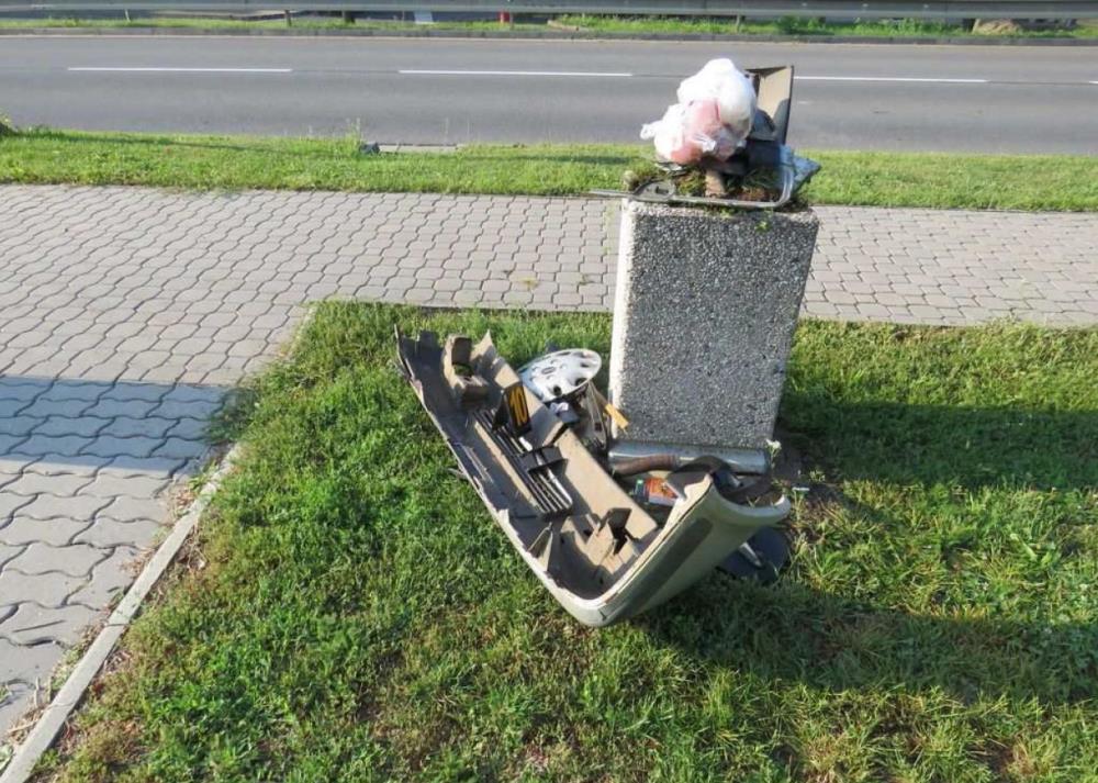dopravní nehoda Dolní Němčí