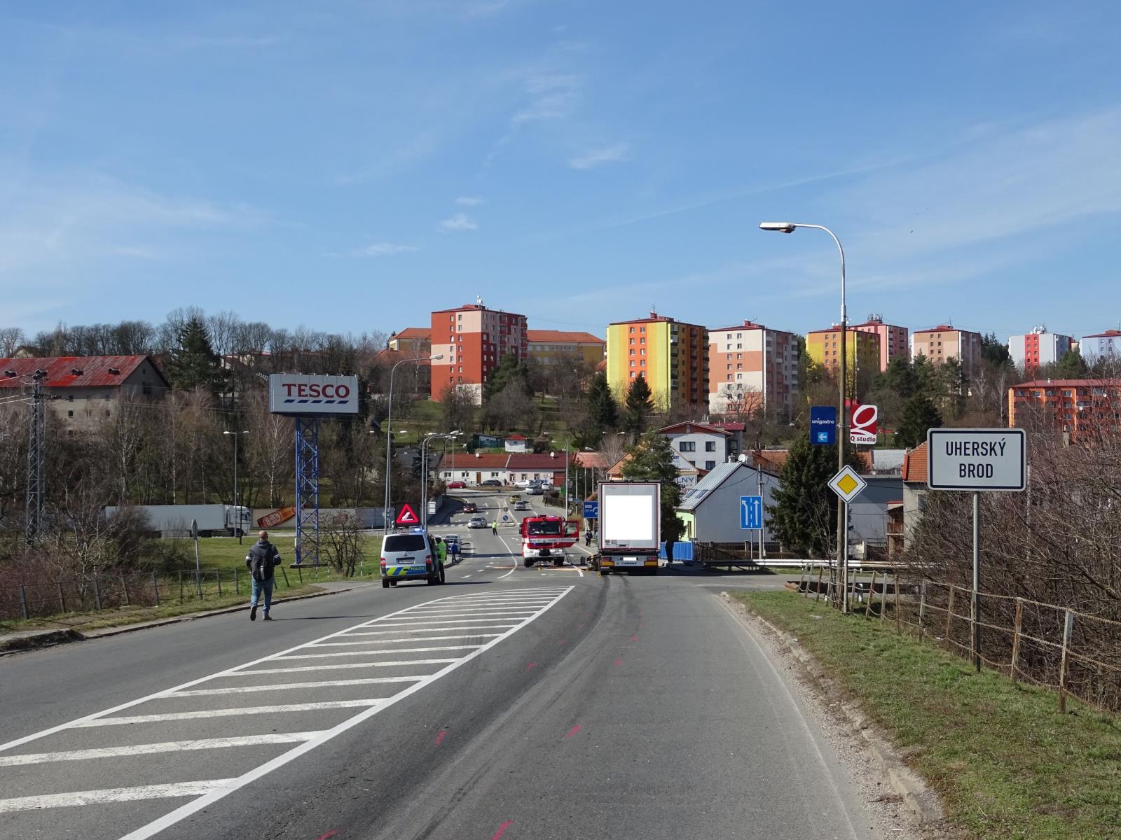 dopravní nehoda Uherský Brod
