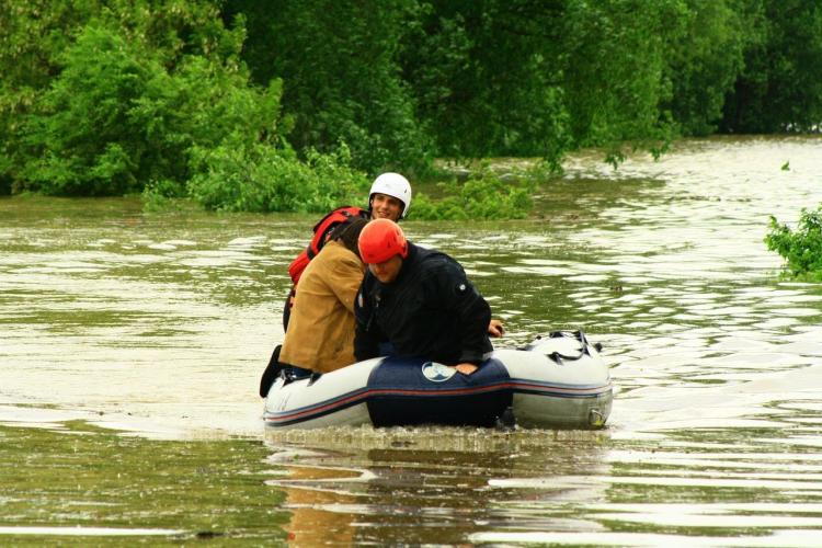 evakuace u Lužce nad Vltavou