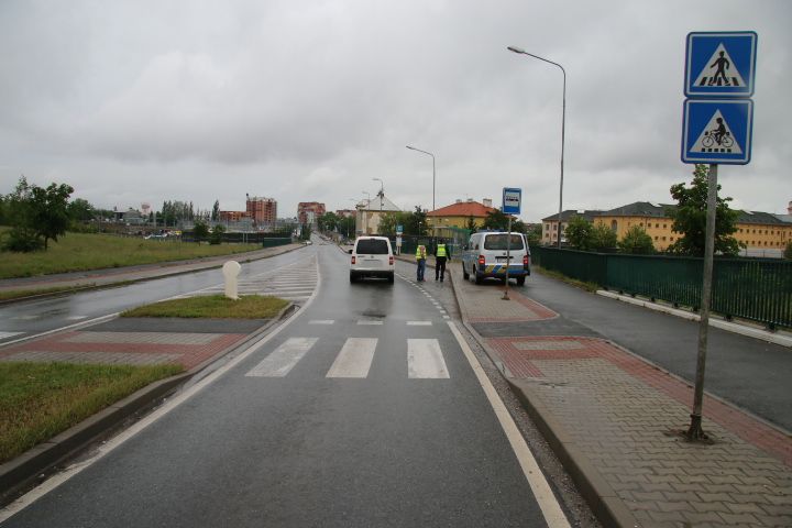 foto místa dopravní nehody