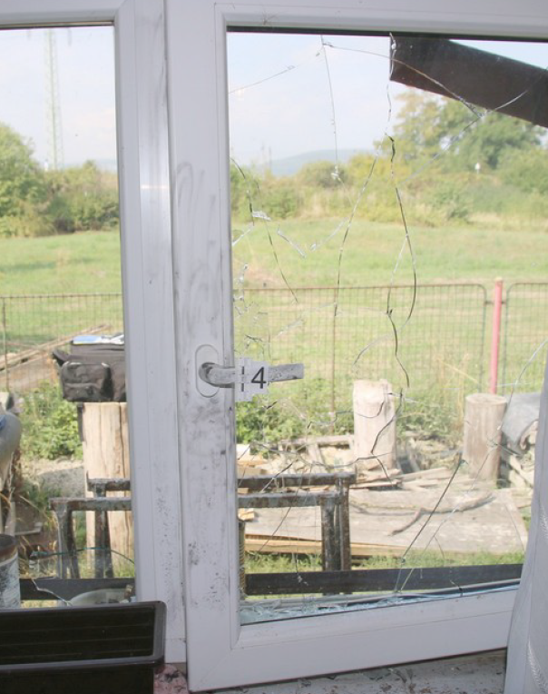 foto z míst vloupání