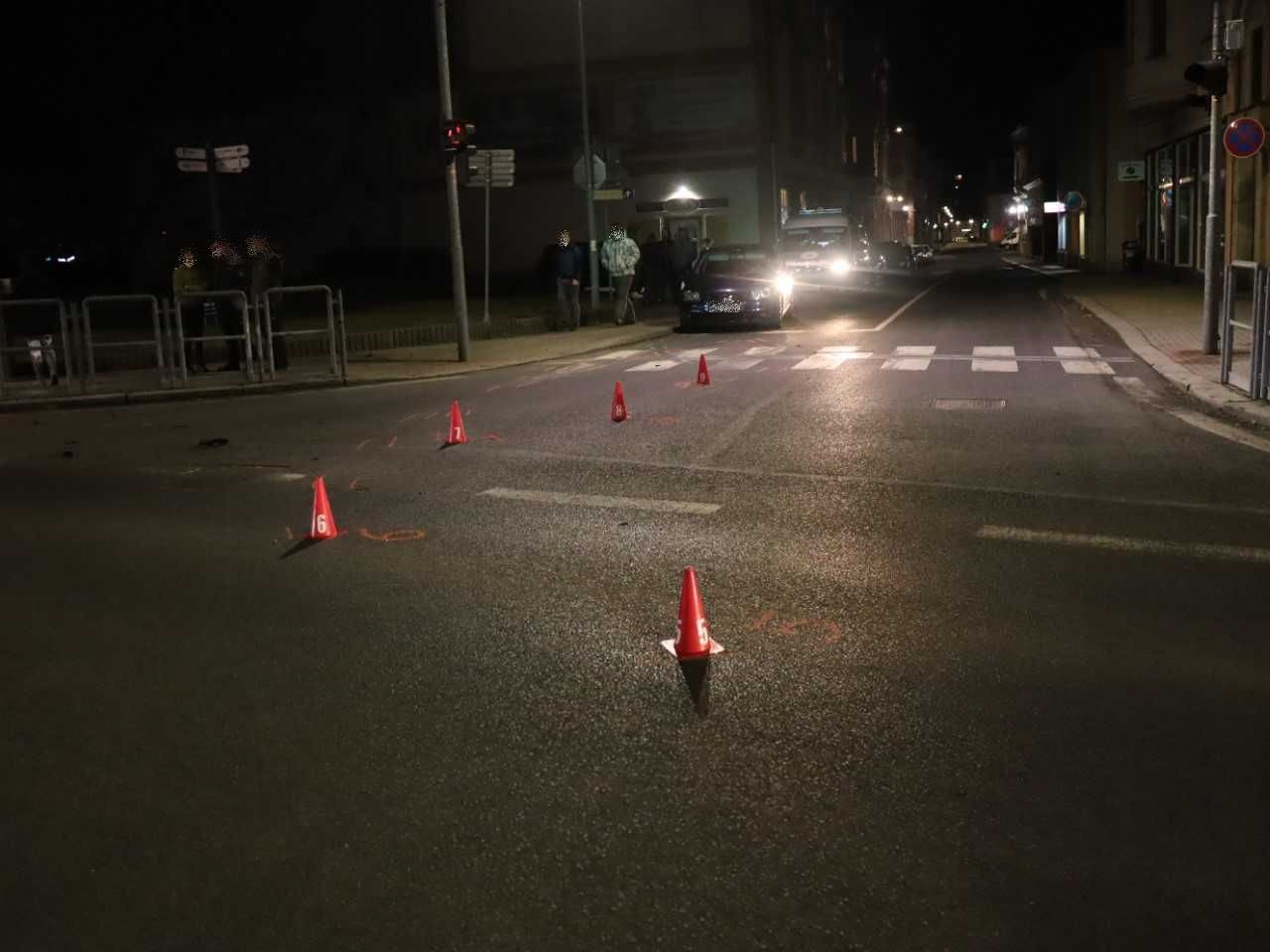 fotografie z místa nehody