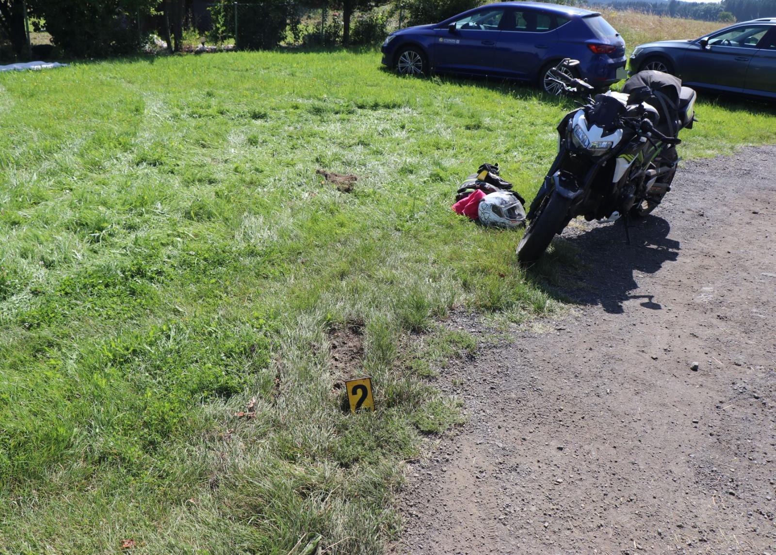 havárie motocyklu