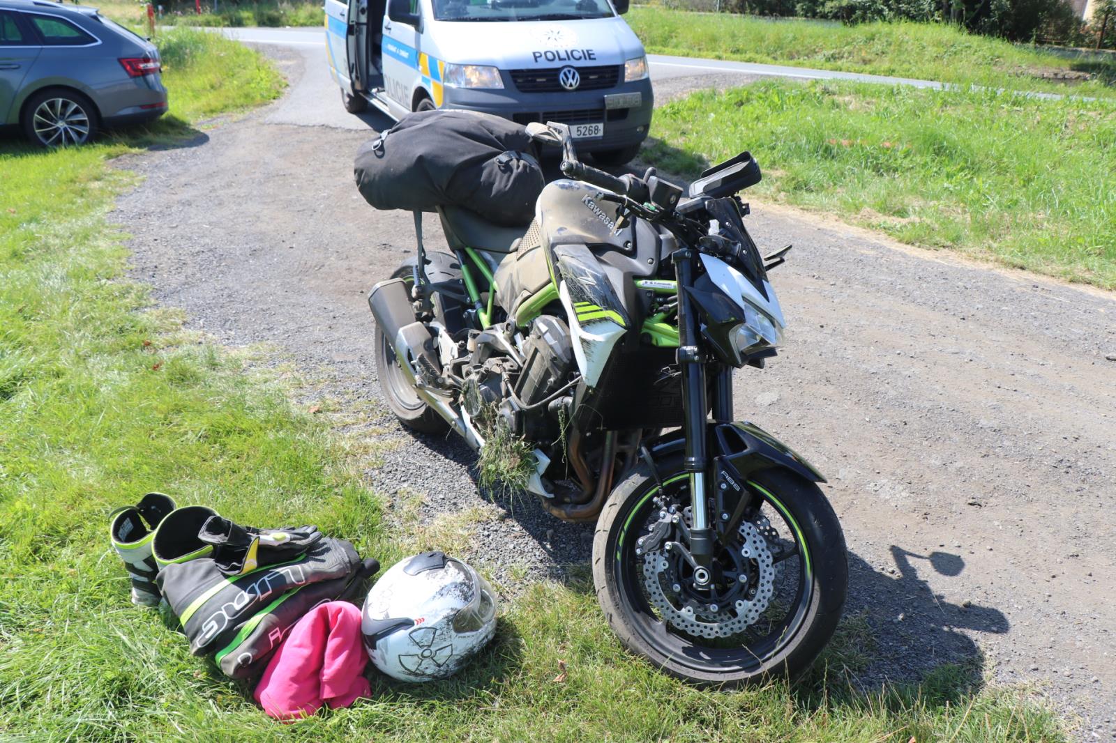havárie motocyklu