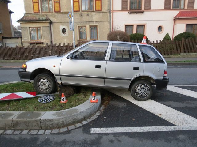havárie vozidla v Šumperku