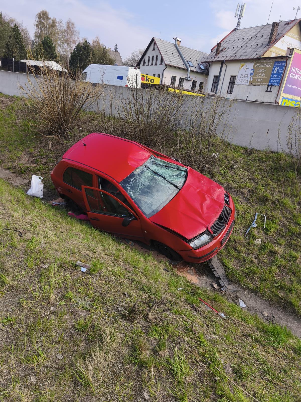 havarovaná fabie