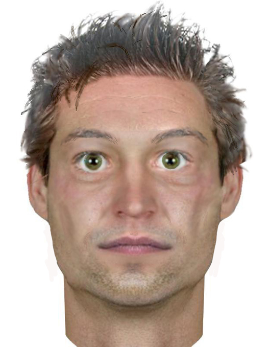 identikit neznámého muže