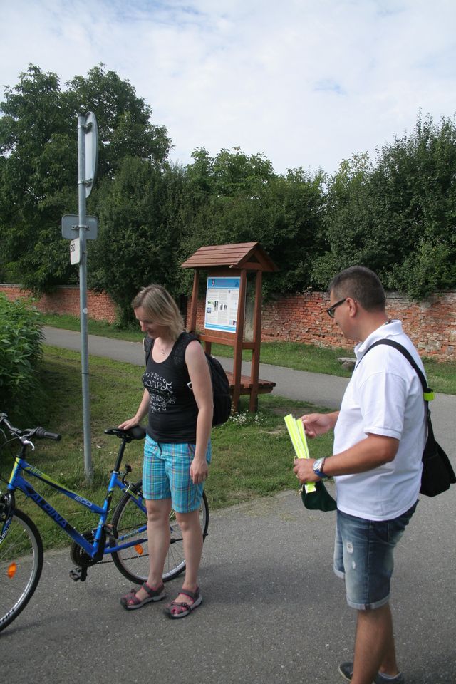 kontrola cyklistů