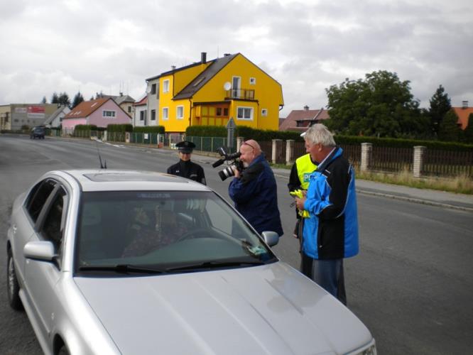 kontrola používání bezpečnostních pásů v Boru