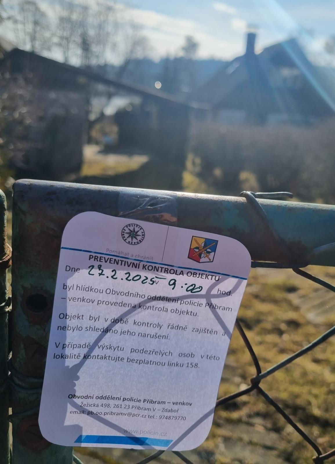 kontrola rekreačních objektů