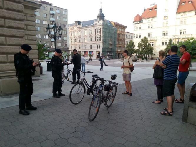 kontroly cyklistů