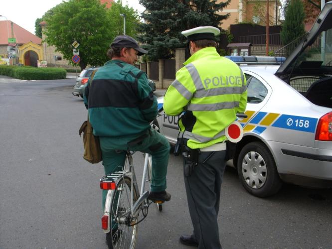 kontroly cyklistů