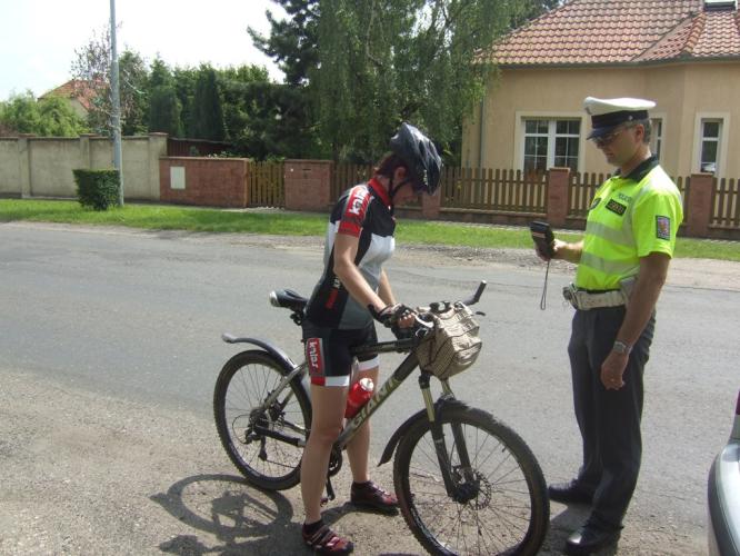 kontroly cyklistů
