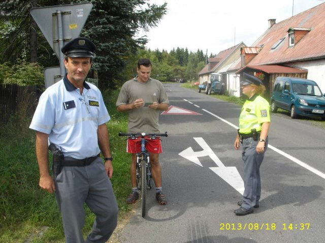 kontroly cyklistů