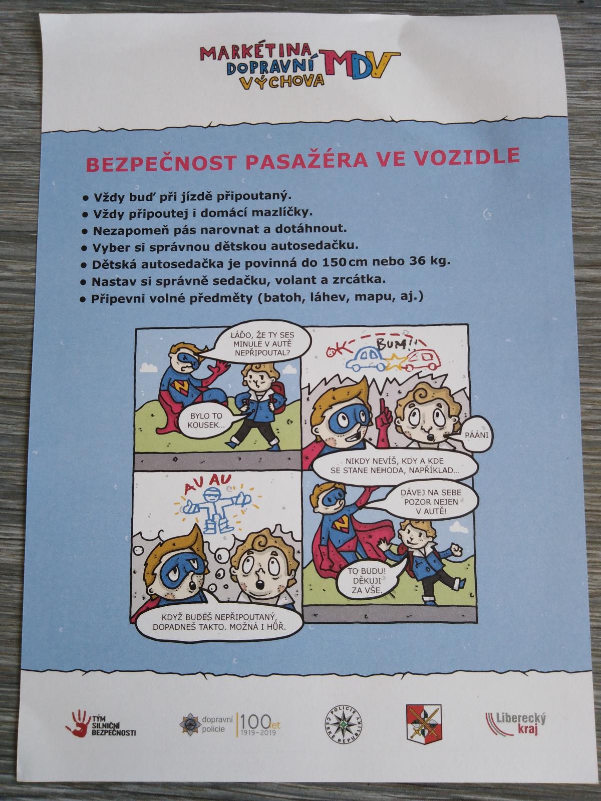 letáček s radami