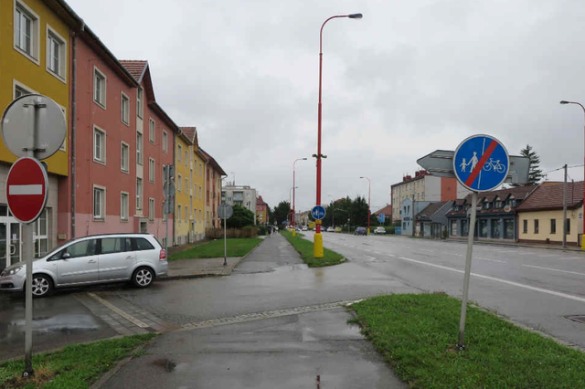 místo dopravní nehody