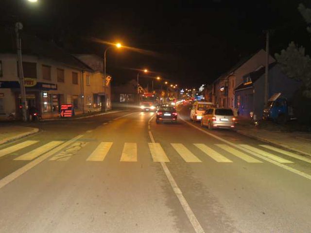 místo dopravní nehody