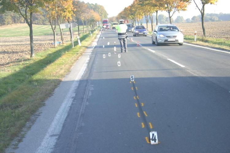 místo reakce řidiče motorky v protisměrném pruhu