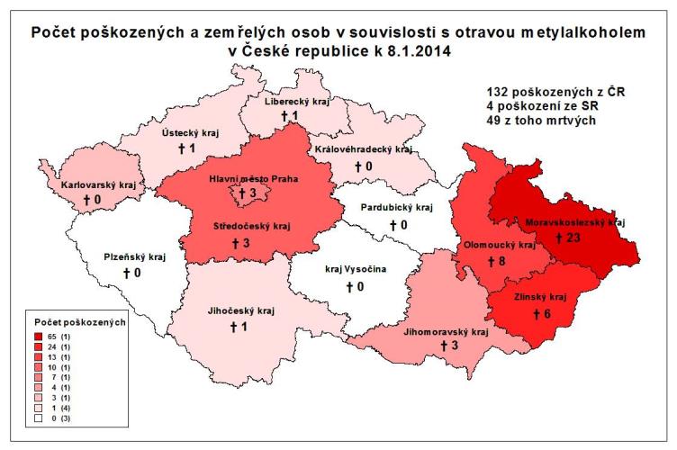 metyl úmrtí