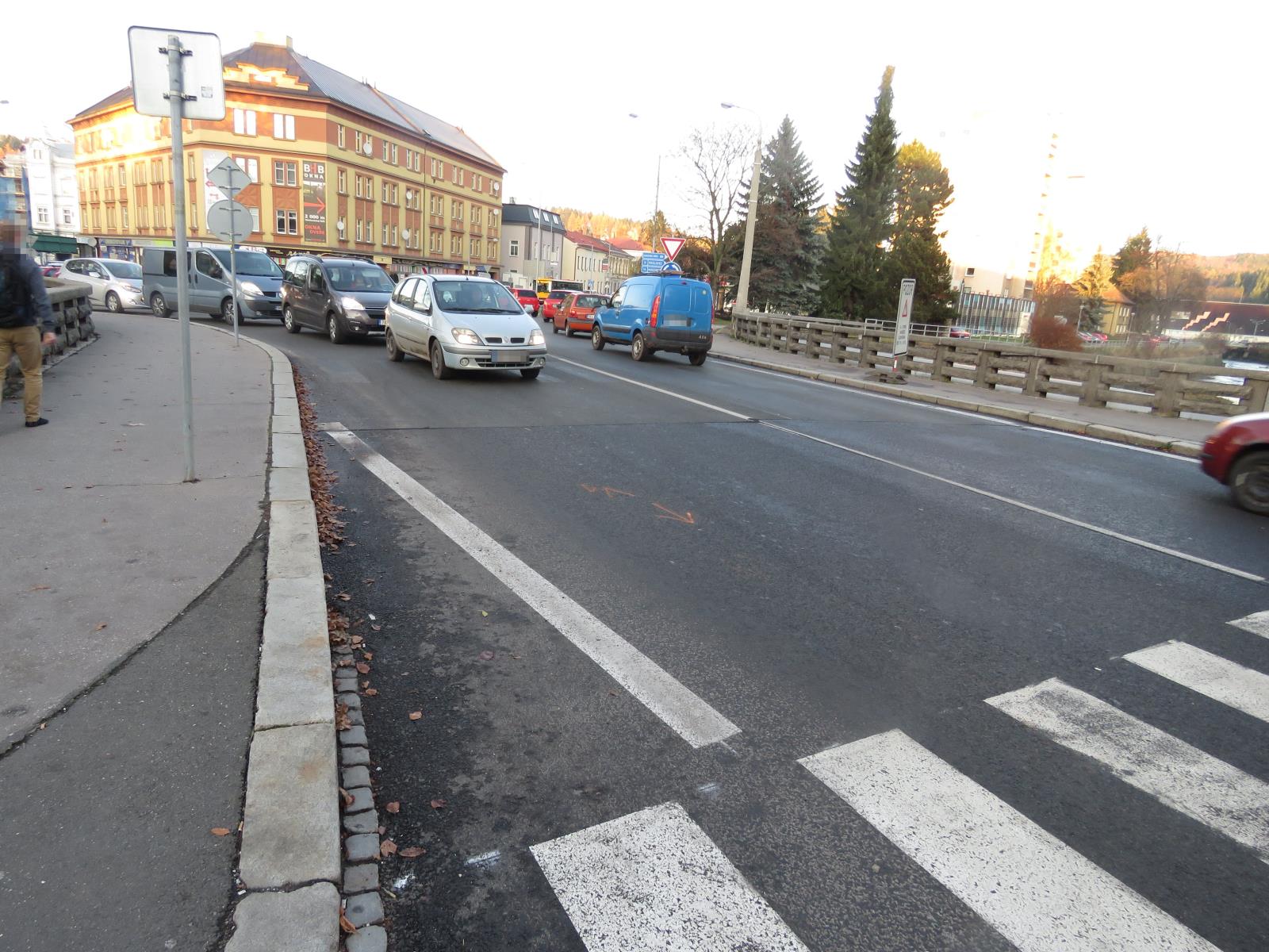 místo dopravní nehody