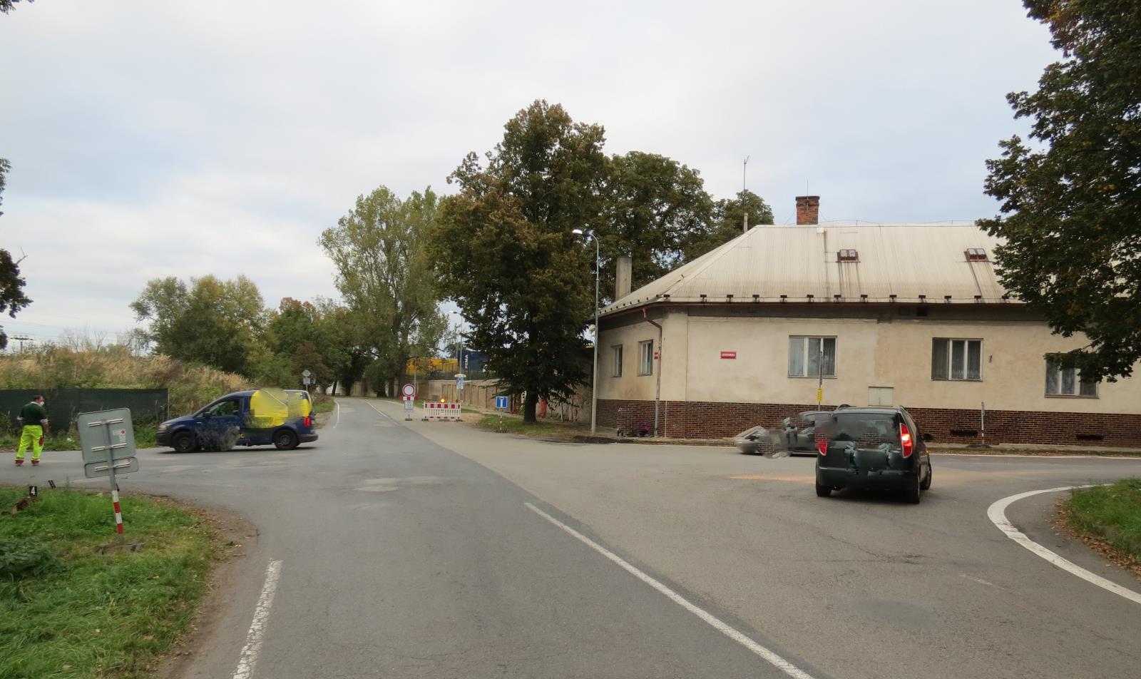 místo dopravní nehody
