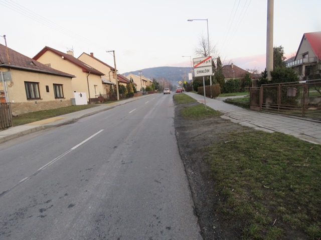 místo nehody cyklistky