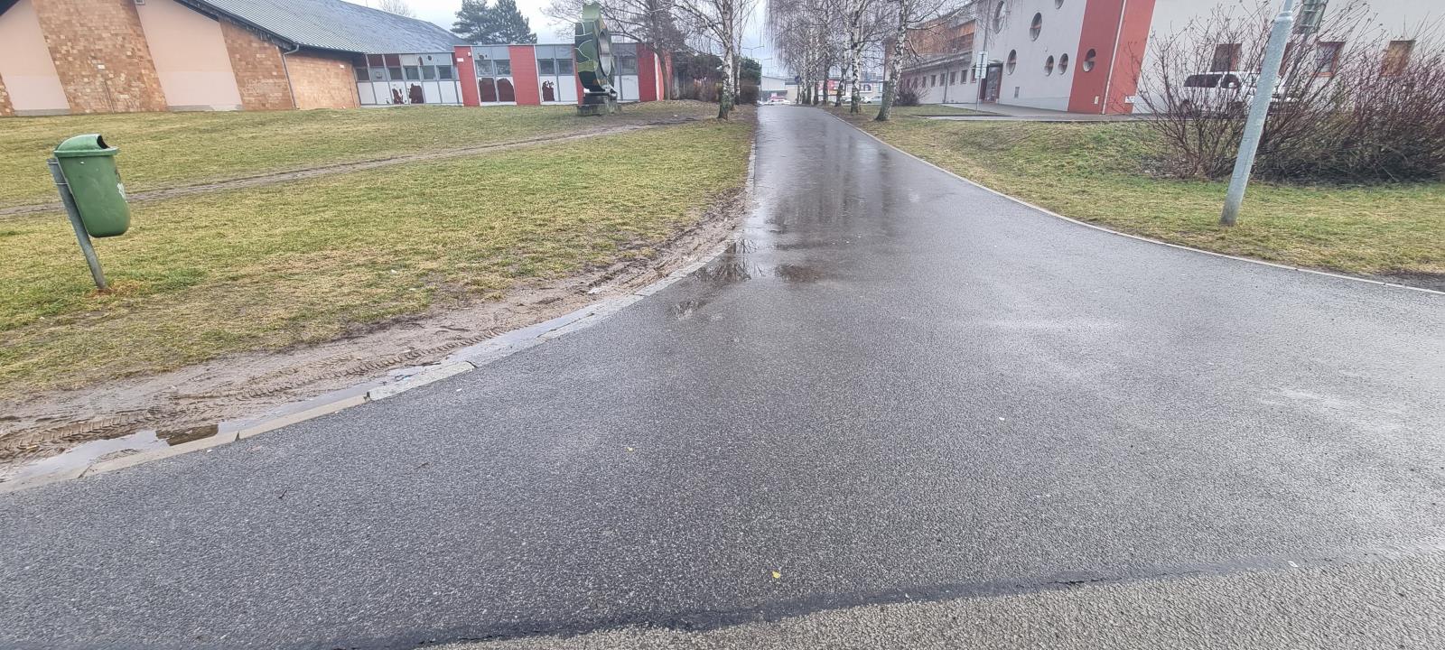 místo údajné dopravní události