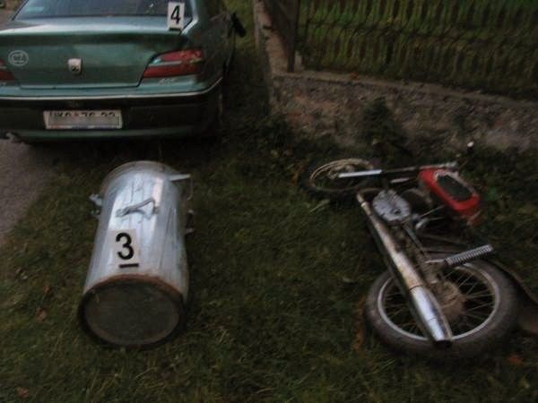 motorkář nehoda