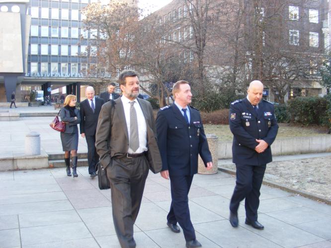návštěva ministra vnitra 