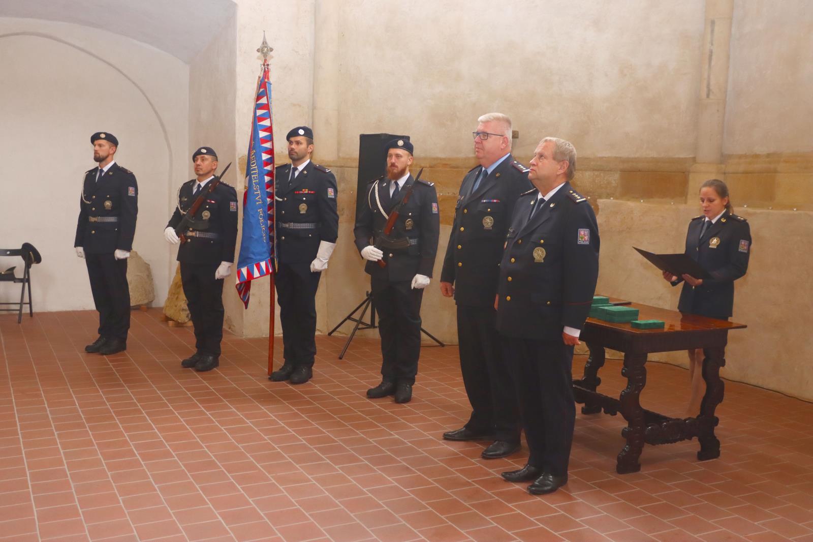 ocenění policistů