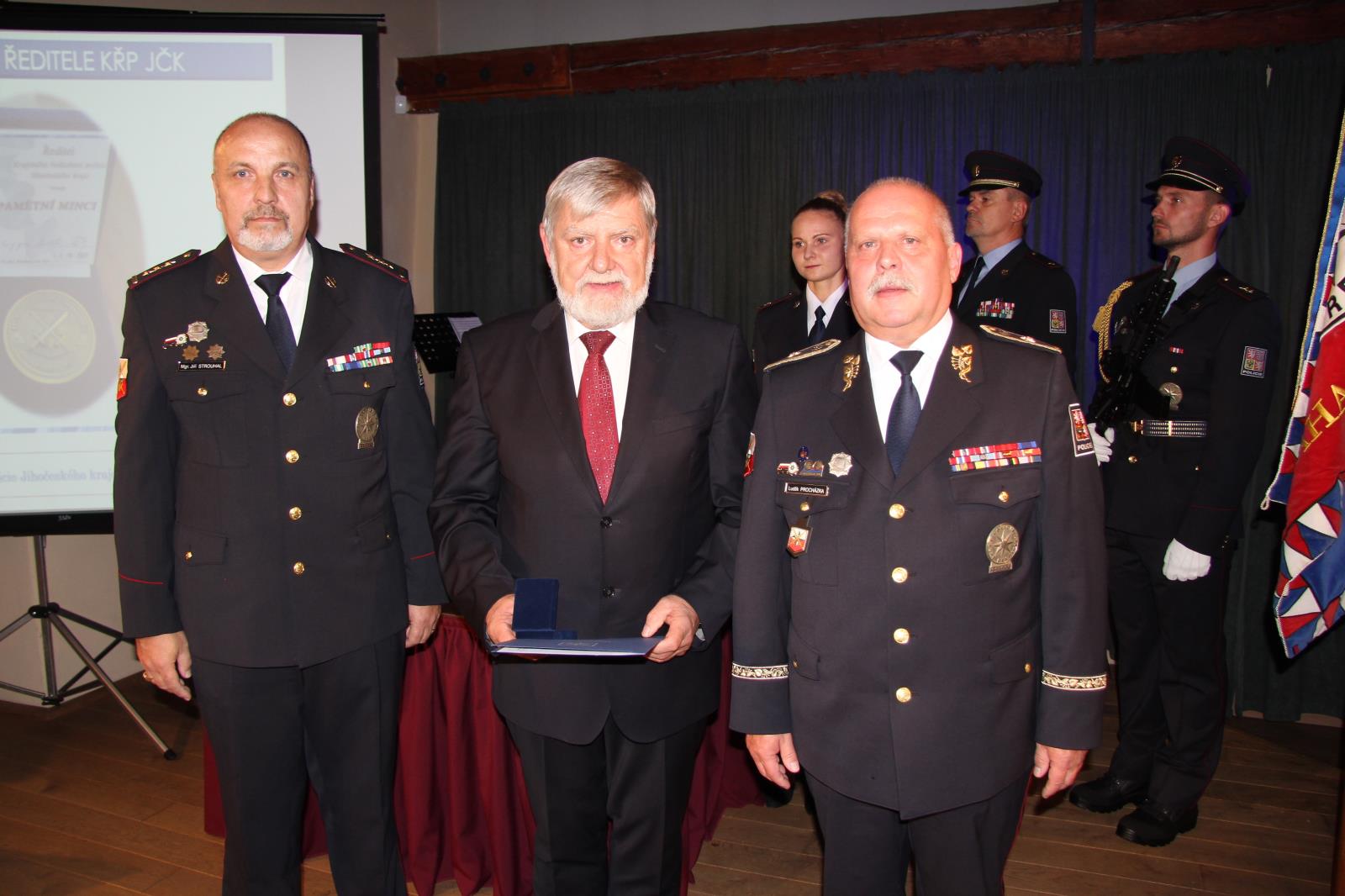 oceněný P. Tesárek
