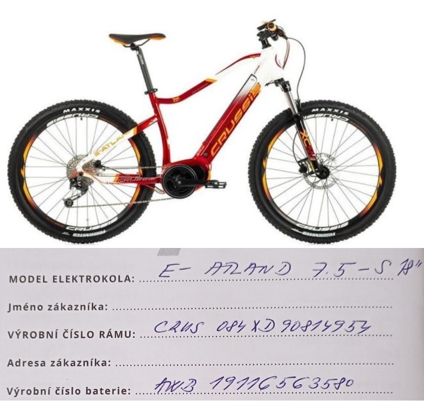 odcizené  elektrokolo