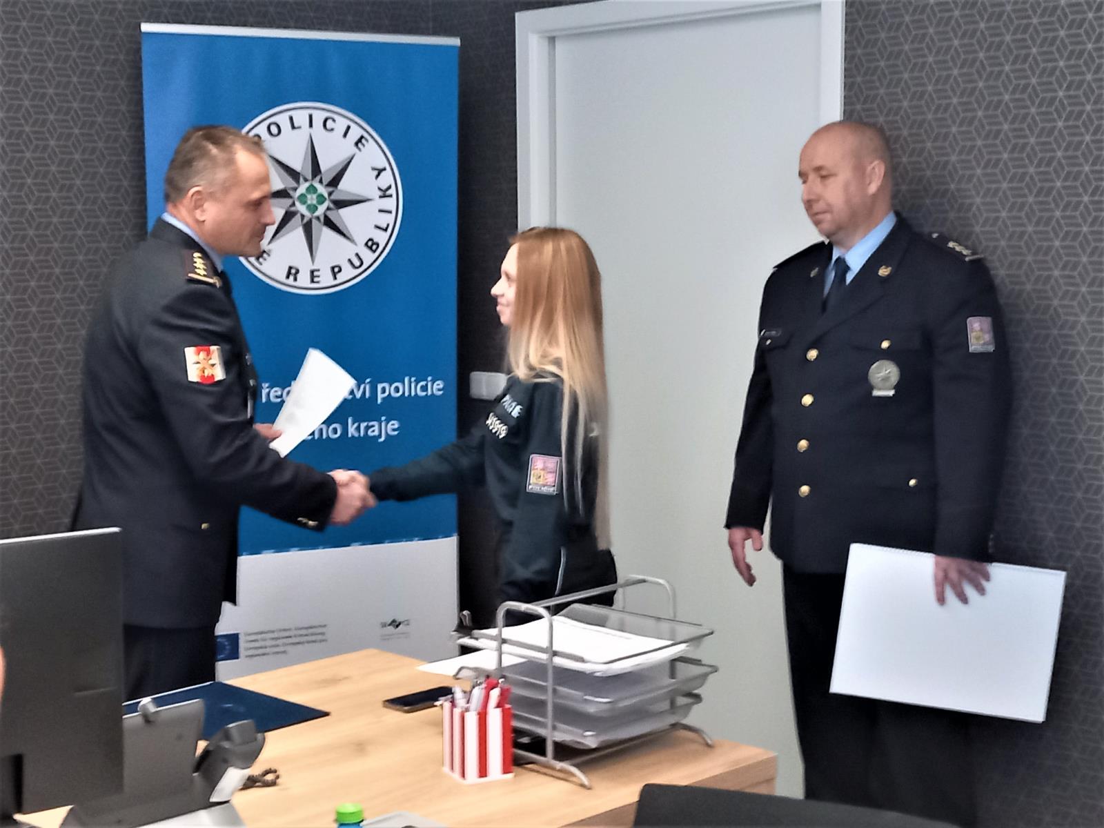 poděkování policistům