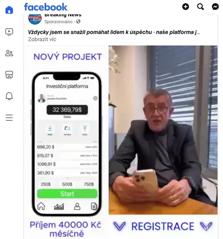 podvod-deepfake-babis