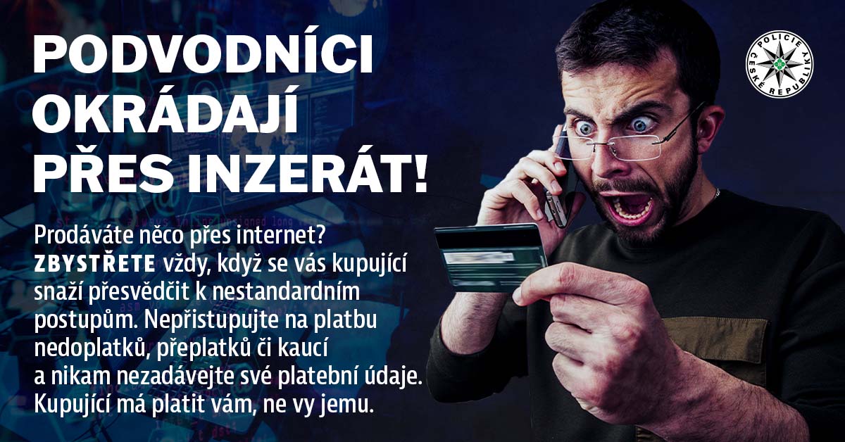 podvodníci okrádají přes inzerát