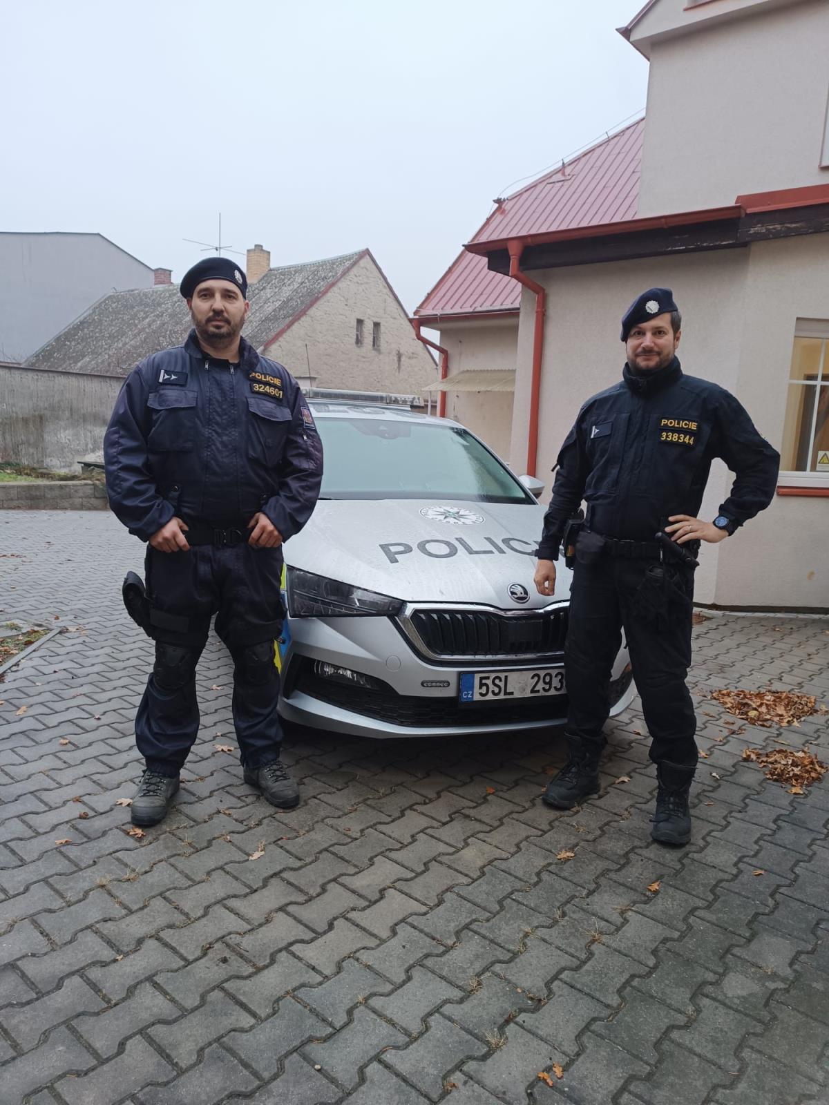 prap. Lukáš Jarosch a pprap. Michal Taubner