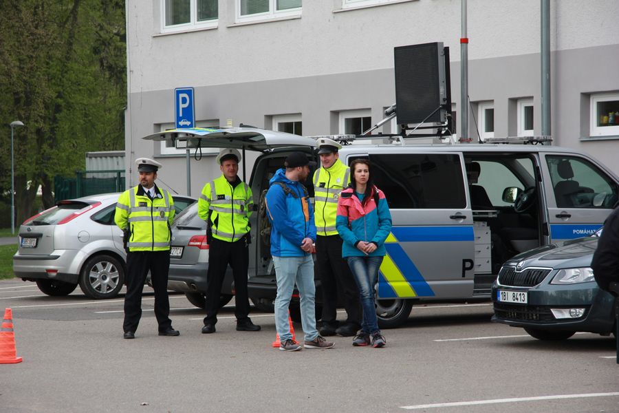 prezentovat svou práci přijeli i vyškovští dopravní policisté.JPG
