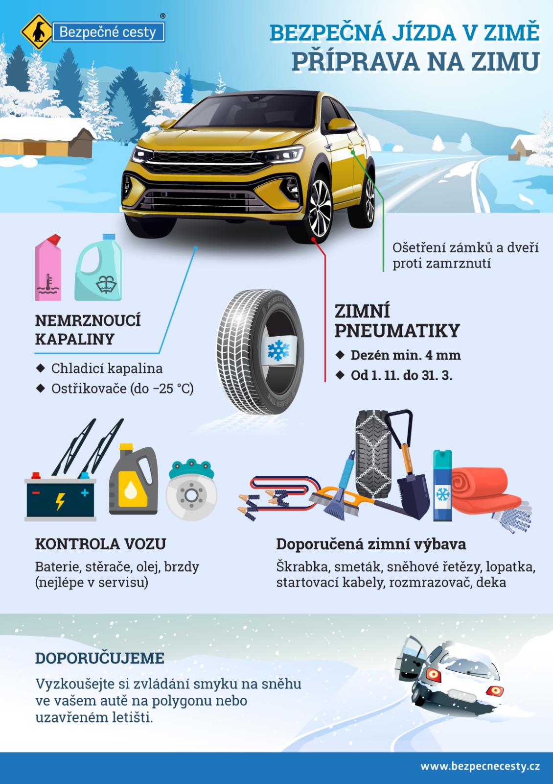 příprava vozidla na zimu