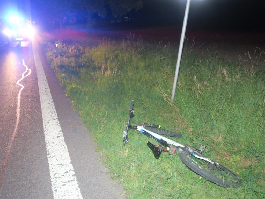 střet s cyklistou u Sosnové
