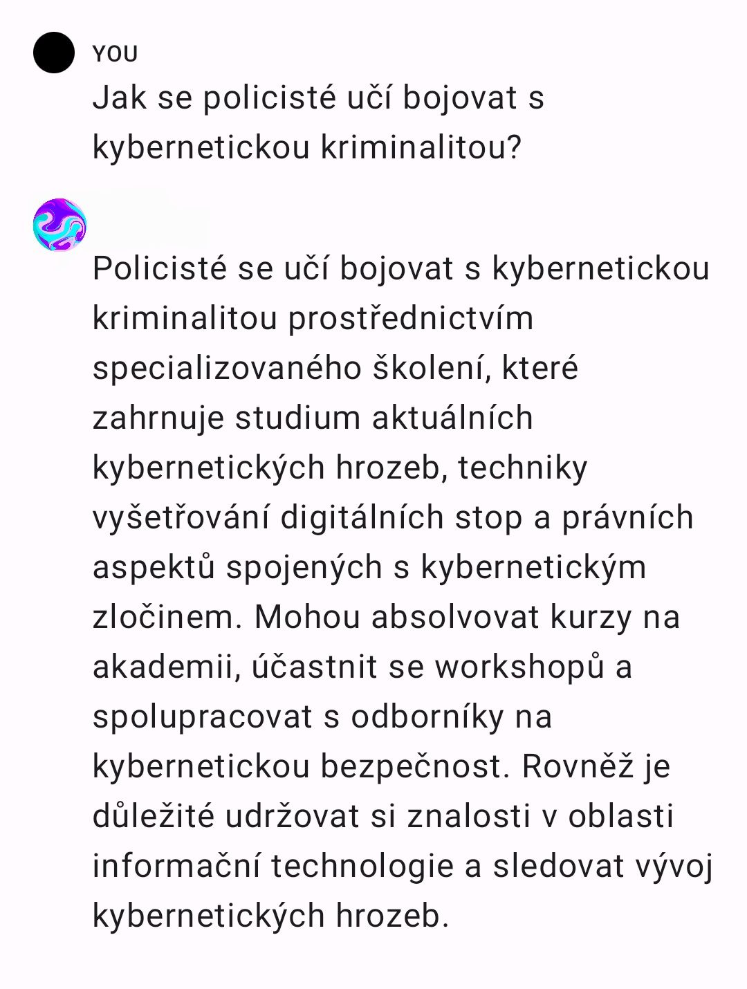 text umělé inteligence