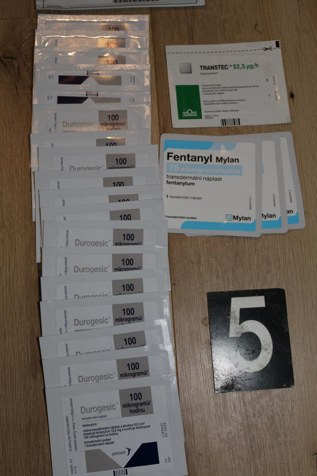 transdermální náplasti s obsahem fentanylu