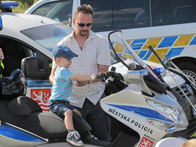 ukázka  - policejní motorka