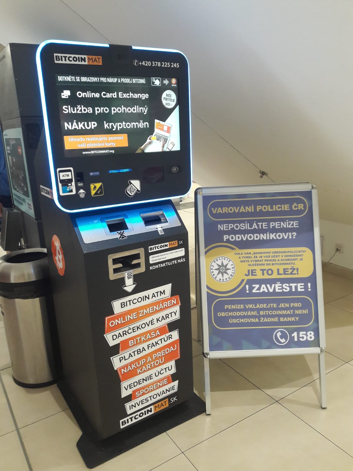 varování u bitcoinmatu