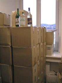 zajištěný alkohol