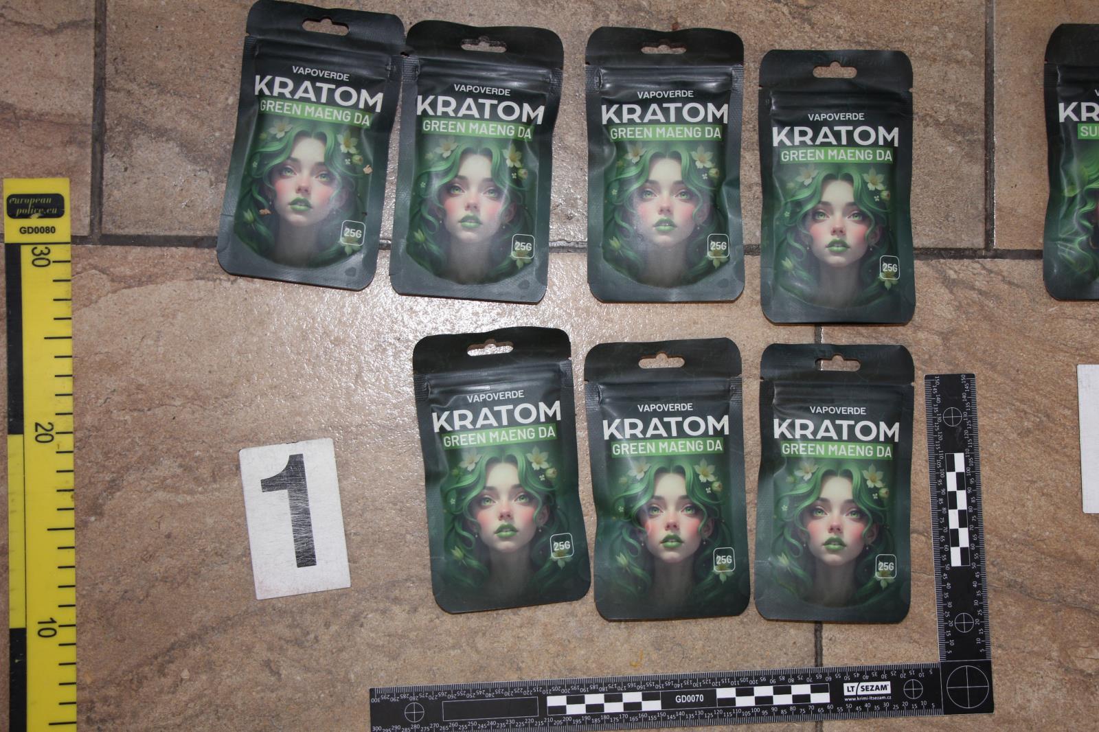 zajištěný kratom