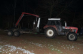 zajištěný traktor
