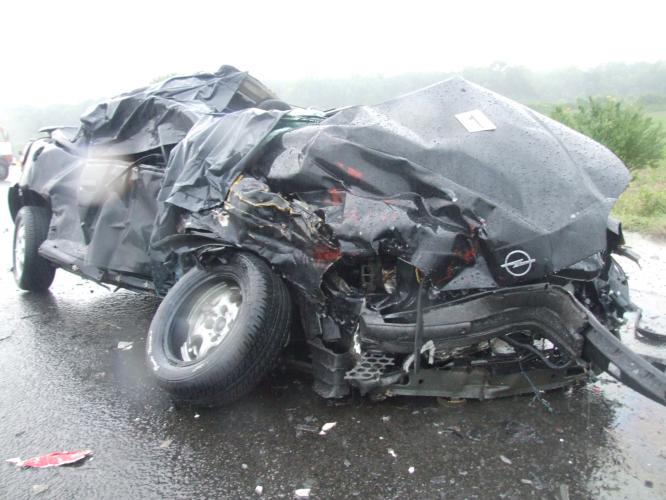 Opel Tygra po srážce