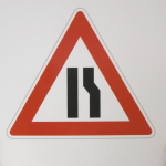 zúžená vozovka