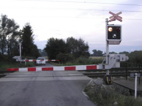 Přejezd závory 
