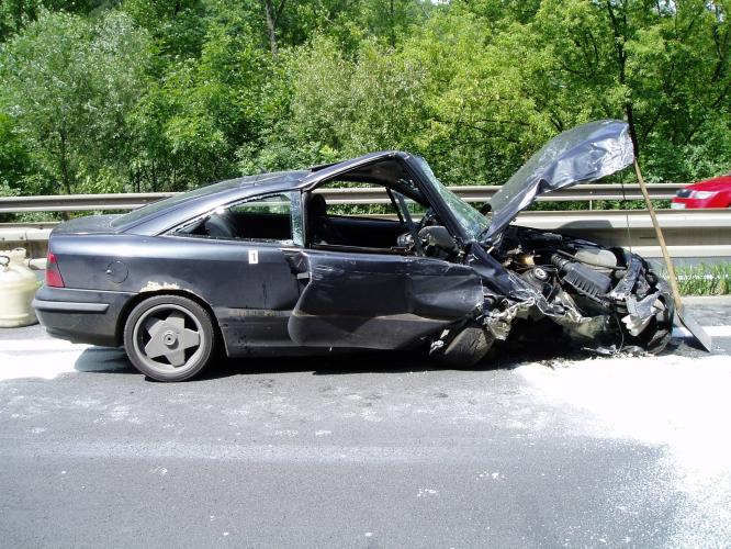 nabourané auto 